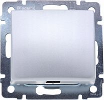 Вывод кабеля без рамки Legrand Valena алюминий картинка